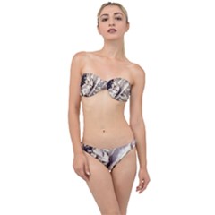 Abstract Wannabe Two Classic Bandeau Bikini Set