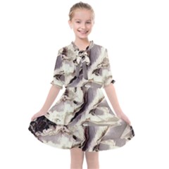 Abstract Wannabe Two Kids  All Frills Chiffon Dress by MRNStudios