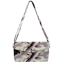 Abstract Wannabe Two Removable Strap Clutch Bag