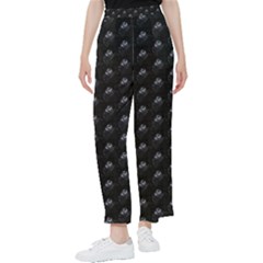 Animal Eyes Close Up Motif Pattern Women s Pants  by dflcprintsclothing