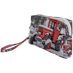 Tractor Parked, Olympus Mount National Park, Greece Wristlet Pouch Bag (small) by dflcprintsclothing