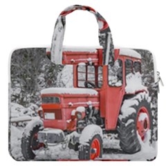 Tractor Parked, Olympus Mount National Park, Greece Macbook Pro13  Double Pocket Laptop Bag by dflcprintsclothing