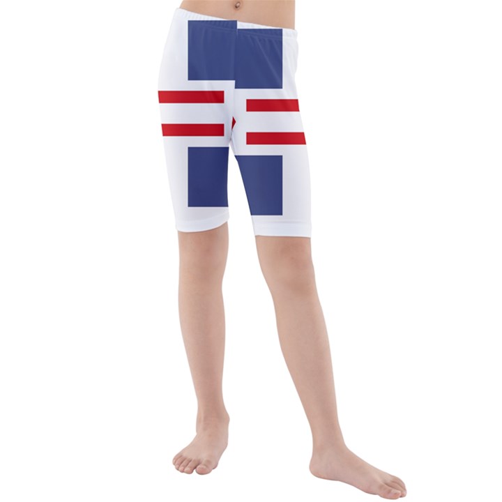 Abstract pattern geometric backgrounds   Kids  Mid Length Swim Shorts