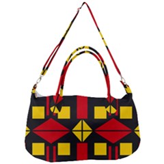 Abstract Pattern Geometric Backgrounds   Removal Strap Handbag by Eskimos