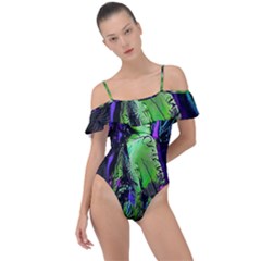 Effects Infestation Ii Frill Detail One Piece Swimsuit by MRNStudios
