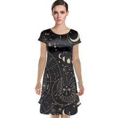 Magic-patterns Cap Sleeve Nightdress by CoshaArt