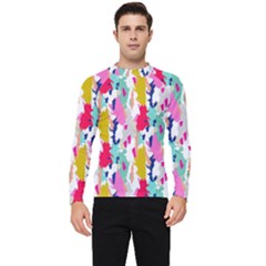 Acryl Paint Men s Long Sleeve Rash Guard