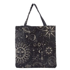 Mystic Patterns Grocery Tote Bag by CoshaArt