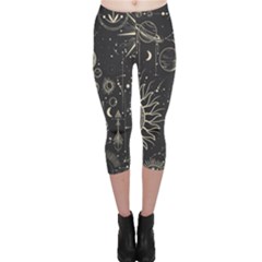 Mystic Patterns Capri Leggings  by CoshaArt