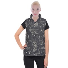 Mystic Patterns Women s Button Up Vest by CoshaArt