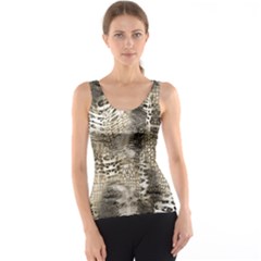 Luxury Snake Print Tank Top by CoshaArt