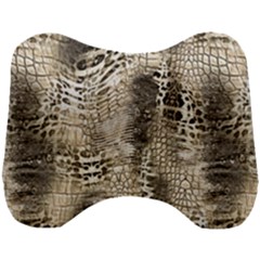 Luxury Snake Print Head Support Cushion by CoshaArt