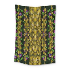 Fanciful Fantasy Flower Forest Small Tapestry by pepitasart