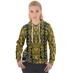 Fanciful Fantasy Flower Forest Women s Overhead Hoodie by pepitasart