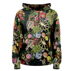 Tropical Pattern Women s Pullover Hoodie by CoshaArt