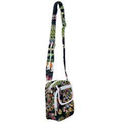 Tropical Pattern Shoulder Strap Belt Bag by CoshaArt