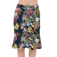 Tropical Pattern Short Mermaid Skirt by CoshaArt