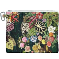 Tropical Pattern Canvas Cosmetic Bag (XXXL)