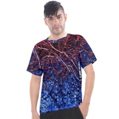 Autumn Fractal Forest Background Men s Sport Top