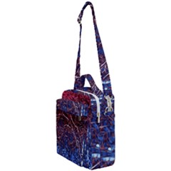 Autumn Fractal Forest Background Crossbody Day Bag by Amaryn4rt