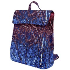 Autumn Fractal Forest Background Flap Top Backpack by Amaryn4rt