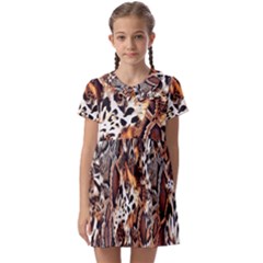 Glaminmal Kids  Asymmetric Collar Dress