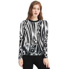 Zebra Leopard Black 7000 Women s Long Sleeve Rash Guard by MickiRedd