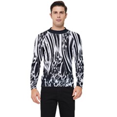 Zebra Leopard Black 7000 Men s Long Sleeve Rash Guard by MickiRedd