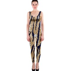 Tiger Snake Black 7000 One Piece Catsuit by MickiRedd