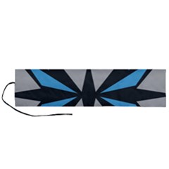 Abstract Pattern Geometric Backgrounds   Roll Up Canvas Pencil Holder (l) by Eskimos