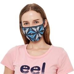 Abstract Pattern Geometric Backgrounds   Crease Cloth Face Mask (adult) by Eskimos