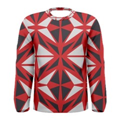 Abstract pattern geometric backgrounds   Men s Long Sleeve Tee