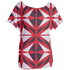 Abstract Pattern Geometric Backgrounds   Women s Oversized Tee