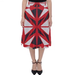 Abstract Pattern Geometric Backgrounds   Classic Midi Skirt