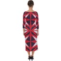 Abstract pattern geometric backgrounds   Quarter Sleeve Midi Bodycon Dress View2