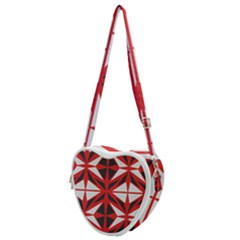 Abstract Pattern Geometric Backgrounds   Heart Shoulder Bag