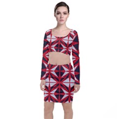 Abstract Pattern Geometric Backgrounds   Top And Skirt Sets by Eskimos