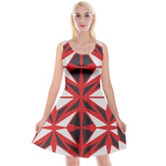 Abstract Pattern Geometric Backgrounds   Reversible Velvet Sleeveless Dress