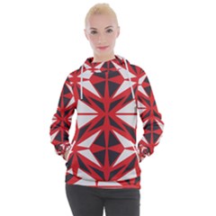 Abstract Pattern Geometric Backgrounds   Women s Hooded Pullover