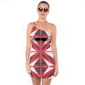 Abstract pattern geometric backgrounds   One Soulder Bodycon Dress View1