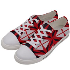 Abstract Pattern Geometric Backgrounds   Men s Low Top Canvas Sneakers