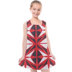 Abstract Pattern Geometric Backgrounds   Kids  Cross Back Dress