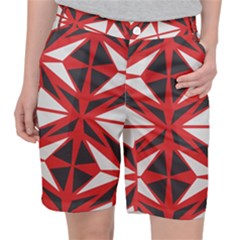 Abstract Pattern Geometric Backgrounds   Pocket Shorts