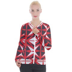 Abstract Pattern Geometric Backgrounds   Casual Zip Up Jacket