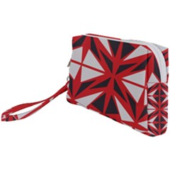 Abstract Pattern Geometric Backgrounds   Wristlet Pouch Bag (small)