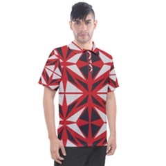 Abstract Pattern Geometric Backgrounds   Men s Polo Tee