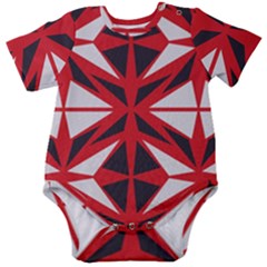 Abstract Pattern Geometric Backgrounds   Baby Short Sleeve Onesie Bodysuit by Eskimos