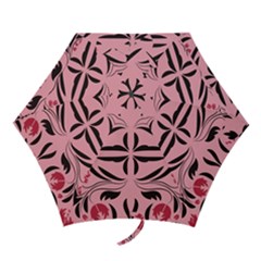 Floral Folk Damask Pattern  Mini Folding Umbrellas