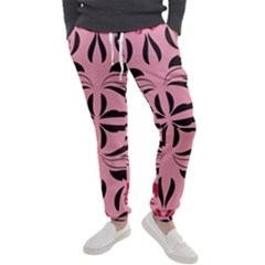 Floral folk damask pattern  Men s Jogger Sweatpants