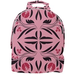 Floral Folk Damask Pattern  Mini Full Print Backpack
